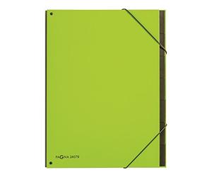Tendencia Pagna 24079-17 Organizador Conjunto de archivos 7-Piece, verde lima
