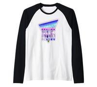 Tendencias Temporales Vaporwave Retro Look Camiseta Manga Raglan