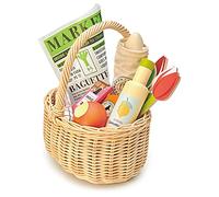 Tender Leaf Día del Mercado: cesta de día de mercado, 20 x 17,5 x 19,5 cm, de madera, en caja de 19,4 x 17,2 x 20,7 cm, 3+