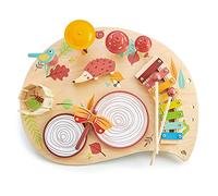 Tender Leaf Toys Mesa musical - Tablero de sonido de percusión de madera para niños