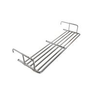 Tenderetes de Ropa Plegables de Acero Inoxidable, Tendedero Balcón Barandilla, Resistente A Cargas, Giratorio Plegable de 360°, Para Colgar Calcetines Ropa, Tendedero de Ropa Extensible(78-140cm)