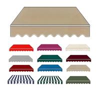 Tendone Retrattile Impermeabile 200x150cm Panno per Tende da Sole 2m 2.5m 3.5m 4m 5m Tessuto Azzurro Accessori per Esterni Ombra e Proteze UV