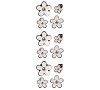 TENDYCOCO 12 Piezas Clip De Aromaterapia De Flores Decoracion Miniatura Clip De Perfume De Coche Aire Fresco Difusor De Coche Ambientador Salida De Aire Planchar Suministros Internos