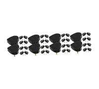 TENDYCOCO 20 Pares Almohadillas Para Tacones En Forma De Corazón Tapas De Tacón Para Tacones Altos Talones De Corazón Consejos Para Reparar El Talón Tapas Del Talón De Polivinilo