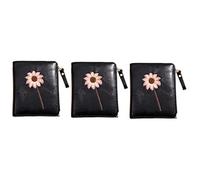 TENDYCOCO 3 Piezas Lindo Monedero De Tarjetas Pequeña Bolsa De Cambio Tarjetas PU Billetera Bolsa De Cambio Monedero Cartera Porta Tarjetas Pequeño y Fresco Alumno De Cumpleaños