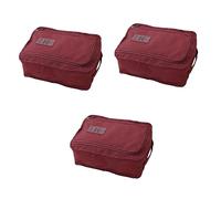 TENDYCOCO 3 Uds Estuche De Viaje para Zapatos Bolsa Impermeable para Zapatos Organizador De Zapatos De Viaje Bolsa De Almacenamiento Bolsa De Lona para Zapatos Bolsa De Zapatos