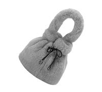 TENDYCOCO Bolsa De Felpa Bolso Bombonera De Piel Sintética Bolsos De Cubo De Felpa Bolso De Las Niñas Bolso De Hombro Tipo Bandolera Bolso De Felpa Bolso De Hombro De Felpa Balde Mujer Pelo