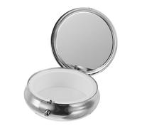 TENDYCOCO Caja caja de rosario anillo recuerdo comunion ni a organizador joyas contenedor de pulsera artículos para el hogar ronda pequeño metal collar envase hombre