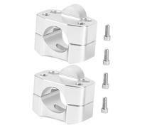 TENDYCOCO Par mango universal cuerno francés mini botes de basura portátiles abrazadera de barra elevador de barra impermeable manillar cámara clip de montaje adaptador