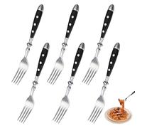 Tenedoes De Mesa,6 Piezas 19.8 CM Tenedoes De Postre,Tenedor De Cena,Tenedores Acero Inoxidable Para El Hogar,Bodas,Fiestas,Restaurantes,Hoteles,Apto Para Lavavajillas