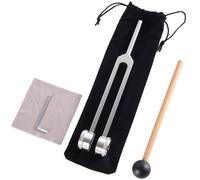 Tenedor de afinación de 128 Hz, 128 Hz, tenedor de afinación para curación, frecuencia C-128, horquilla de afinación médica no magnética, juego de herramientas de terapia de curación de sonido, con