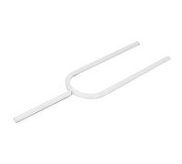 Tenedor de afinación de cristal de cuarzo transparente de 10 mm, clave A-G, herramienta de meditación con rica resonancia vibracional, para yoga y relajación