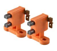 Tenedor de cepillo de carbono, 2 unids generador accesorios 2-3.5KW cepillo eléctrico de cobre titular para el reemplazo del motor del generador de gasolina