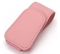 Tenedor De Las Gafas Sol del Coche para BMW E90 E91 E92 E93, Tenedor MagnéTico Cuero De Las Gafas De La Visera del Sol del Interiores Accesorios,G/Pink