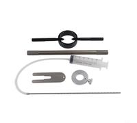 Tenedor de motocicleta para juego de herramientas de servicio, medidor de nivel de aceite 0-300 mm, tensor de resorte y herramienta de ventilación, acero inoxidable, para rosca M10/M12/M14, compatible