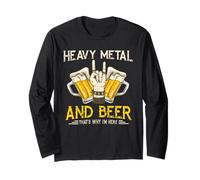 Tenedor de Patatas Fritas de Metal Pesado para Cerveza, Regalo de Festival Manga Larga