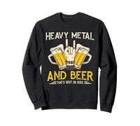 Tenedor de Patatas Fritas de Metal Pesado para Cerveza, Regalo de Festival Sudadera