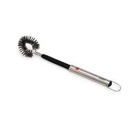 Joseph Joseph Cepillo barbacoa GrillOut – Cabezal retráctil, cerdas de alambre, mango inox