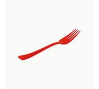 Tenedor reforzado PS reutilizable 18,5cm rojo Pack 12 unidades