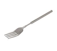 Tenedor Telescópico, BBQ Telescópico Extensible Cena Fruta Postre Tenedor de Mango Largo Cubiertos de Acero Inoxidable Tenedor de Barbacoa