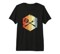 Tenedor y Cuchara Vintage Cocinero Amante de la Cocina Camiseta Premium