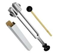 Tenedores de afinación curativos, tenedor de afinación de instrumentos de curación, herramienta de diagnóstico con de reflejos, tenedores de afinación ajustables para curación de sonido