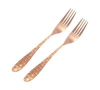 Tenedores de cobre hechos a mano, vajilla de lujo sostenible, perfecta para entretener a los invitados y mostrar su gusto noble (2)