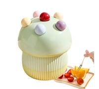 Tenedores de postre | 10,3 x 12,5 cm Mushroom Shape Tableware | Versatile Fruit Forks With Holder | For Homes Parties Restaurants Events Picnics Birthdays Weddings Afternoon Teas Coffee Shops Buffets