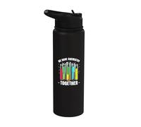 Tenemos química juntos - Ciencia divertida del día de San Valentín Stainless Steel Insulated Water Bottle