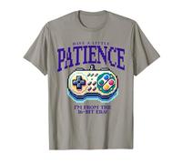 Tener Paciencia Soy de 16-bit Era Funny Arcade Gamer Joke Camiseta