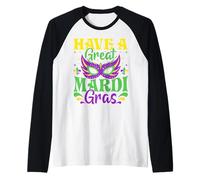 Tener un Gran Mardi Gras Camiseta Manga Raglan
