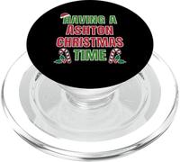 Tener un Nombre de reunión Familiar Ashton Christmas Time PopSockets PopGrip para MagSafe