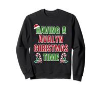 Tener un Nombre de reunión Familiar Avalyn Christmas Time Sudadera
