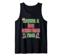 Tener un Nombre de reunión Familiar de Abe Christmas Time Camiseta sin Mangas