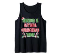 Tener un Nombre de reunión Familiar de Aiyana Christmas Time Camiseta sin Mangas
