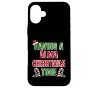 Tener un Nombre de reunión Familiar de Alma Christmas Time Carcasa para iPhone 16 Plus