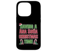 Tener un Nombre de reunión Familiar de Ana Sofia Christmas Time Carcasa para iPhone 14 Pro