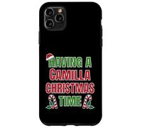 Tener un Nombre de reunión Familiar de Camilla Christmas Time Carcasa para iPhone 11 Pro MAX