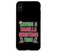 Tener un Nombre de reunión Familiar de Camilla Christmas Time Carcasa para iPhone XS MAX