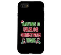 Tener un Nombre de reunión Familiar de Carlos Christmas Time Carcasa para iPhone SE (2020) / 7/8