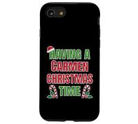 Tener un Nombre de reunión Familiar de Carmen Christmas Time Carcasa para iPhone SE (2020) / 7/8