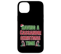 Tener un Nombre de reunión Familiar de Cassandra Christmas Time Carcasa para iPhone 14 Plus