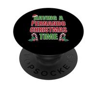 Tener un Nombre de reunión Familiar de Fernando Christmas Time PopSockets PopGrip Adhesivo