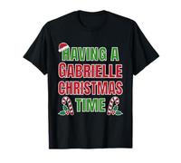 Tener un Nombre de reunión Familiar de Gabrielle Christmas Time Camiseta