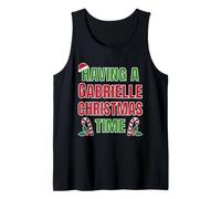 Tener un Nombre de reunión Familiar de Gabrielle Christmas Time Camiseta sin Mangas