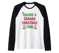 Tener un Nombre de reunión Familiar de Navidad en Canaán Camiseta Manga Raglan