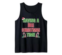 Tener un Nombre de reunión Familiar DEE Christmas Time Camiseta sin Mangas