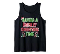 Tener un Nombre de reunión Familiar en Brinley Christmas Time Camiseta sin Mangas
