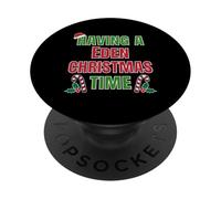 Tener un Nombre de reunión Familiar en Eden Christmas Time PopSockets PopGrip Adhesivo