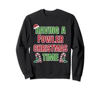 Tener un Nombre de reunión Familiar Fowler Christmas Time Sudadera